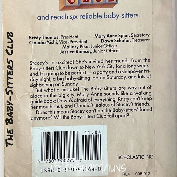 Bundle Sale 3 for $15 | The Baby-Sitters Club | Book #18 | Vintage 1988 | READ - Picture 5 of 11